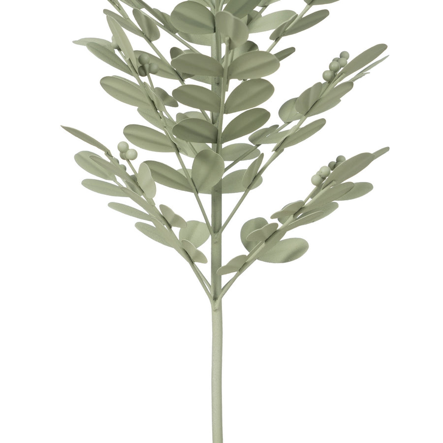 FIGURA ARBOLITO VERDE CLARO METAL 26 X 26 X 84 CM