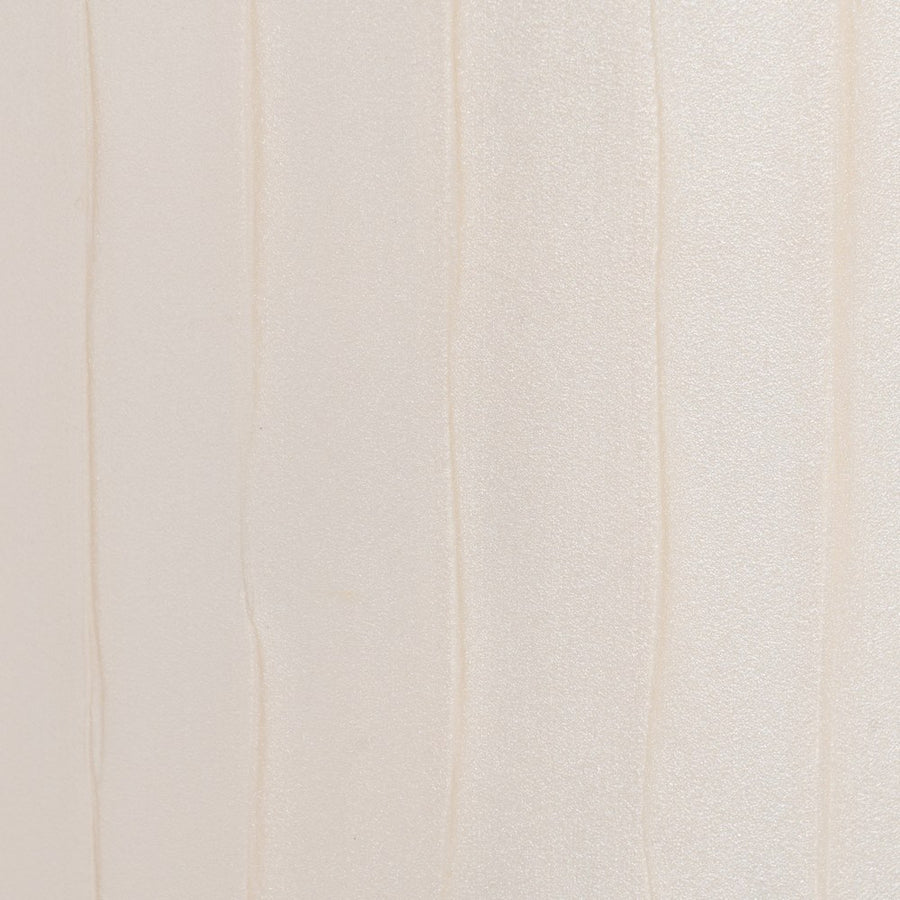 JARRÓN BLANCO METAL-CRISTAL DECORACIÓN 12,50 X 12,50 X 37 CM