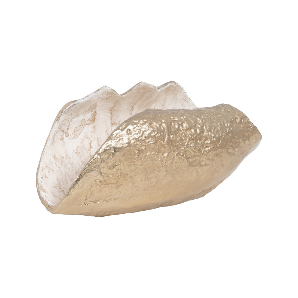 CENTRO MESA BLANCO-CHAMPÁN METAL 39 X 15 X 16,50 CM