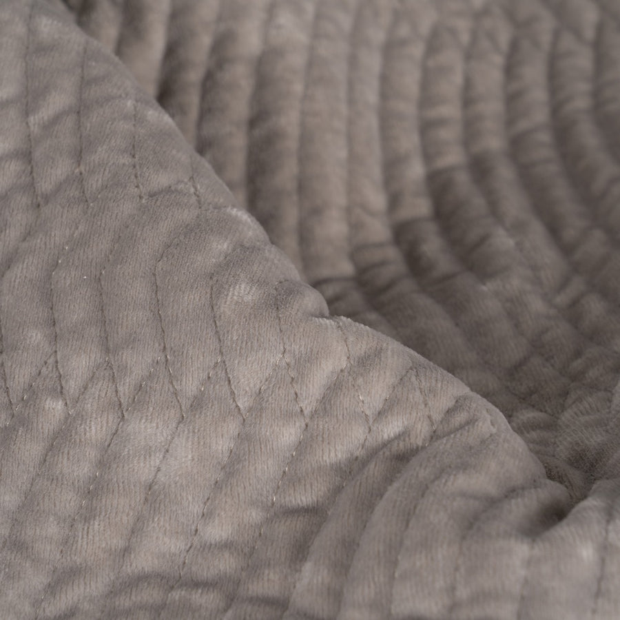 COLCHA GRIS POLIESTER TEXTIL/HOGAR 180 X 260 CM