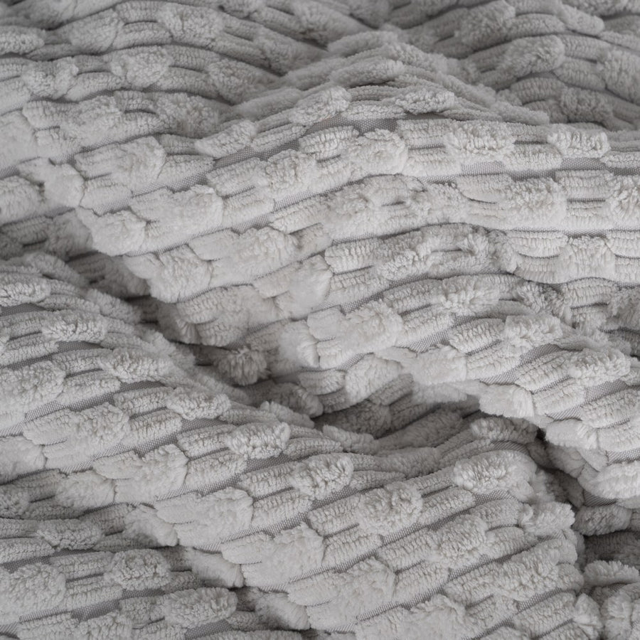 COLCHA GRIS CLARO POLIESTER TEXTIL/HOGAR 270 X 260 CM