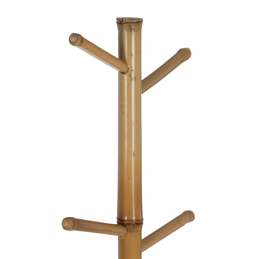PERCHERO NATURAL BAMBÚ DECORACIÓN 36 X 36 X 162 CM