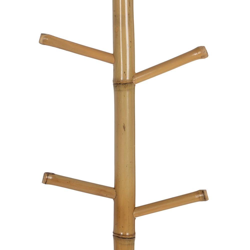 PERCHERO NATURAL BAMBÚ DECORACIÓN 36 X 36 X 162 CM