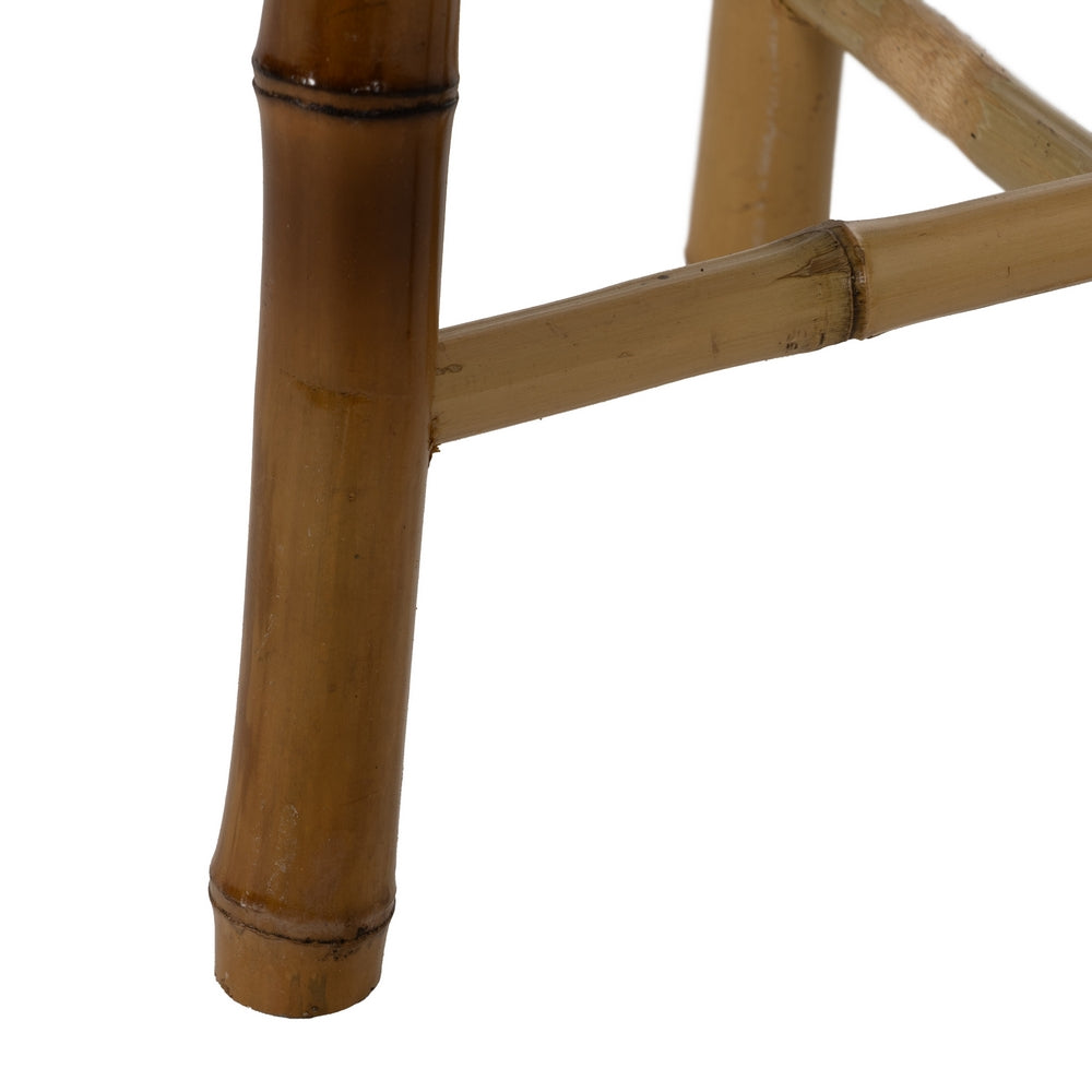 PERCHERO NATURAL BAMBÚ DECORACIÓN 36 X 36 X 162 CM