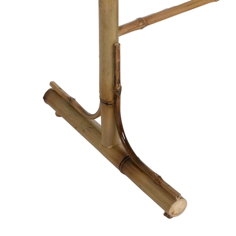NATURAL BAMBOO COAT RACK DECORATION 50 X 40 X 150 CM