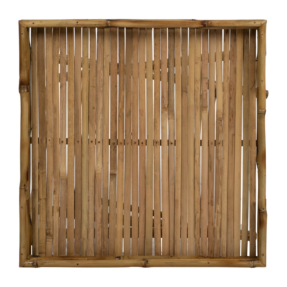 MESA AUXILIAR NATURAL BAMBÚ SALÓN 56 X 56 X 50 CM