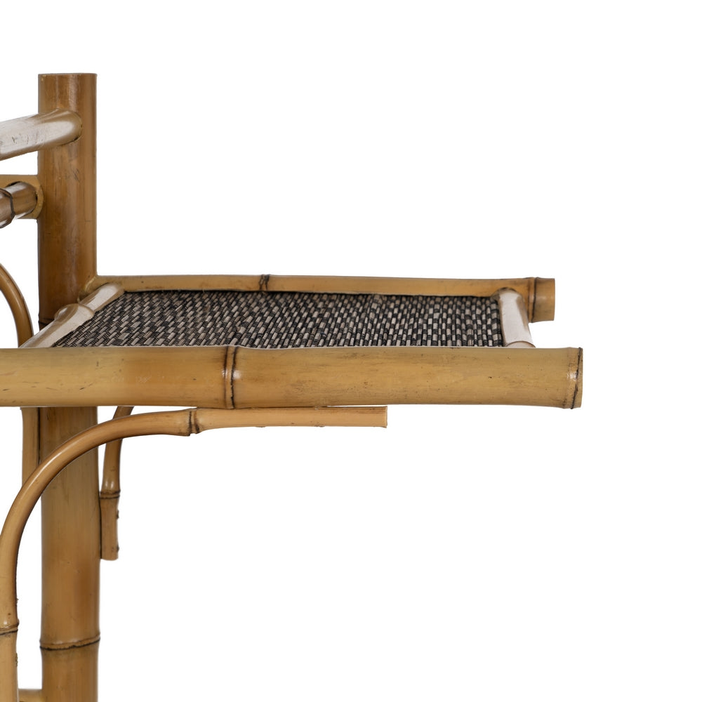 NATURAL BAMBOO DECORATIVE SHELF 57 X 32 X 100 CM