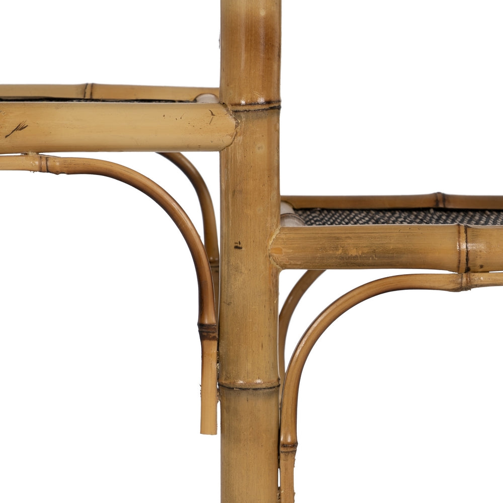 NATURAL BAMBOO DECORATIVE SHELF 57 X 32 X 100 CM