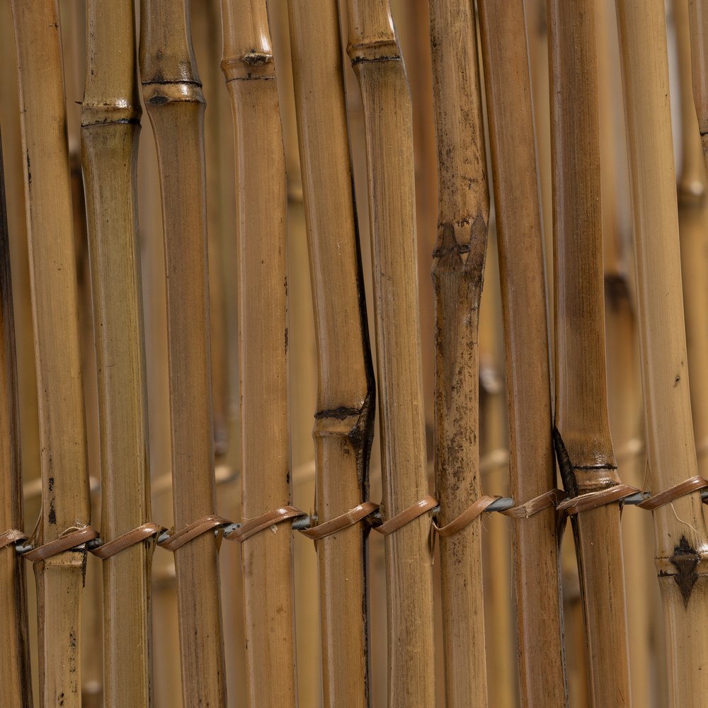 NATURAL BAMBOO DECORATIVE SHELF 80 X 40 X 80 CM