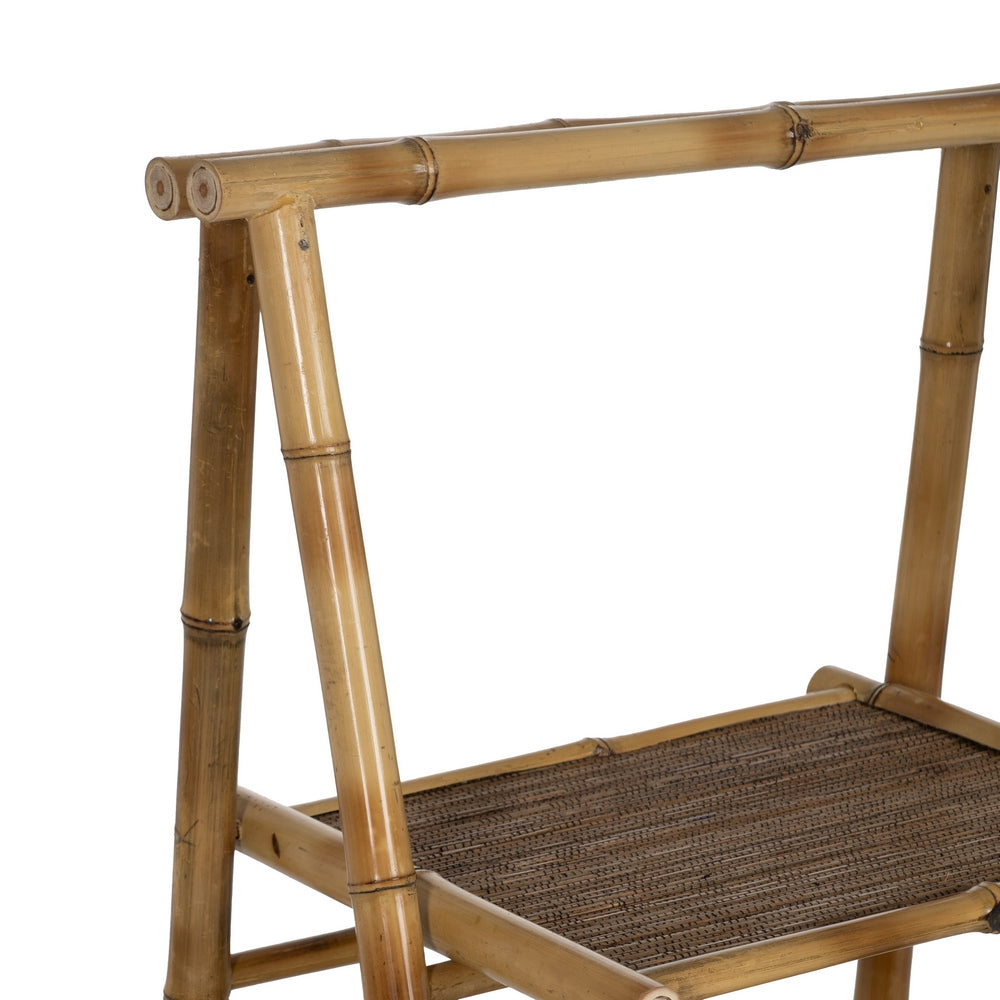 NATURAL BAMBOO SHELF DECORATION 48 X 45 X 100 CM