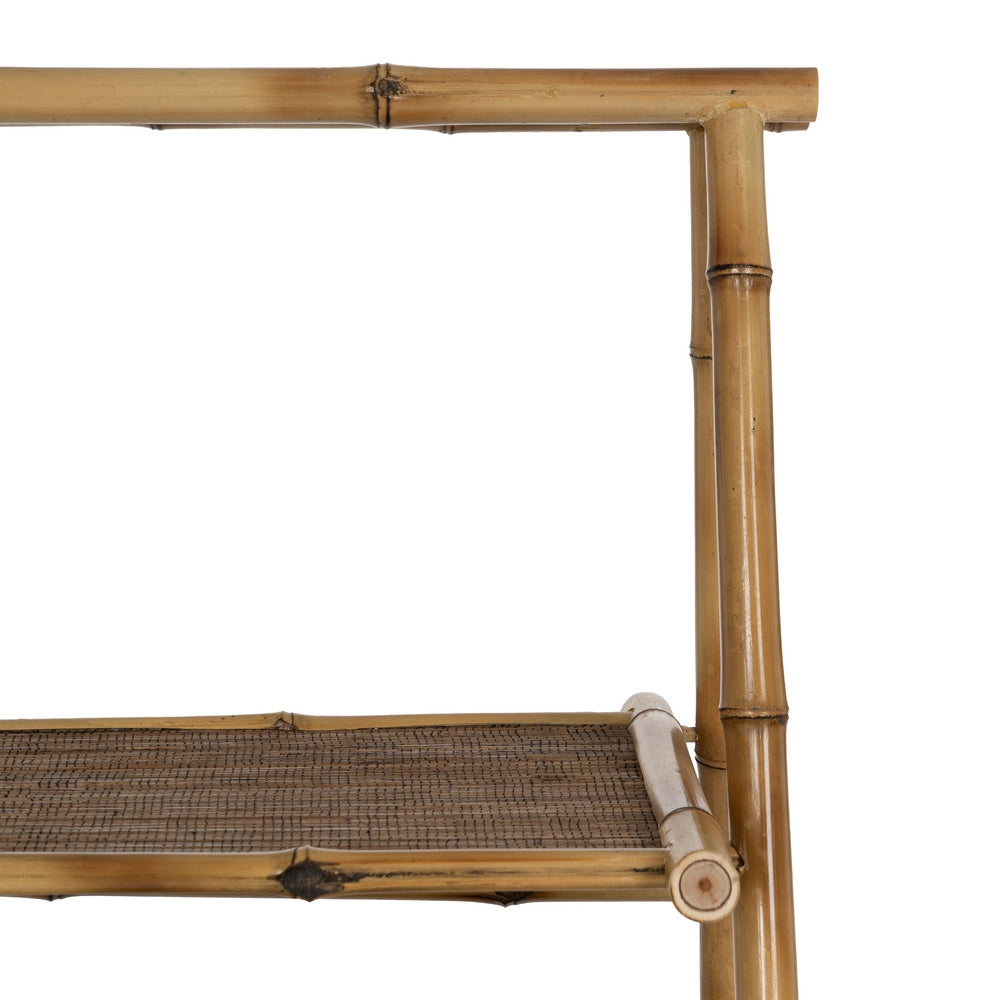 NATURAL BAMBOO SHELF DECORATION 48 X 45 X 100 CM