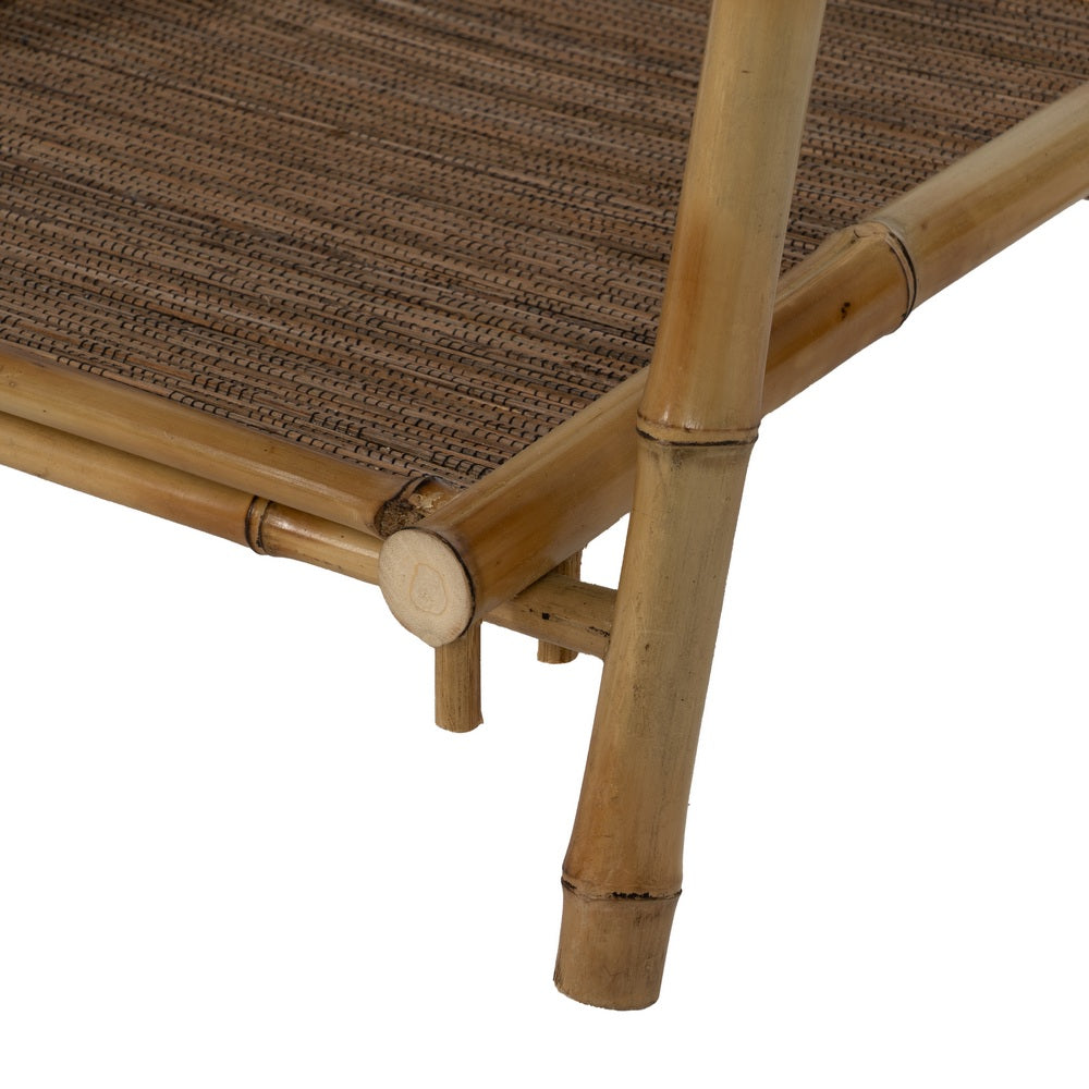 NATURAL BAMBOO SHELF DECORATION 48 X 45 X 100 CM