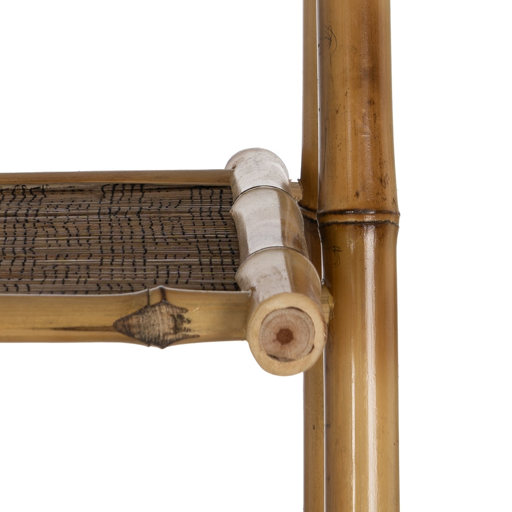 NATURAL BAMBOO DECORATIVE SHELF 48 X 50 X 152 CM