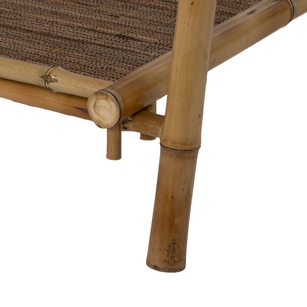 NATURAL BAMBOO DECORATIVE SHELF 48 X 50 X 152 CM