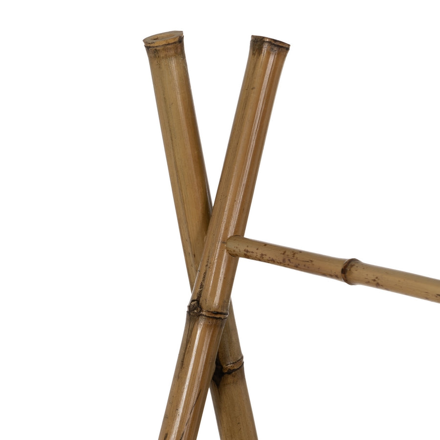 NATURAL BAMBOO SHELVING UNIT DECORATION 78 X 40 X 165 CM