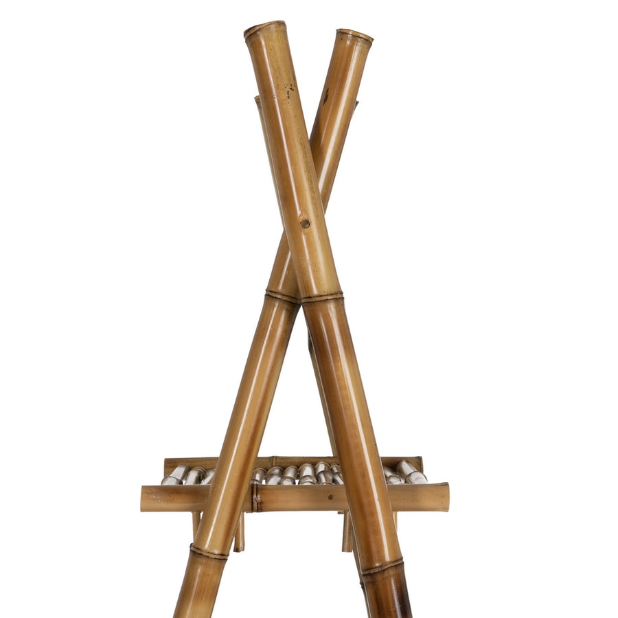 NATURAL BAMBOO SHELVING UNIT DECORATION 78 X 40 X 165 CM