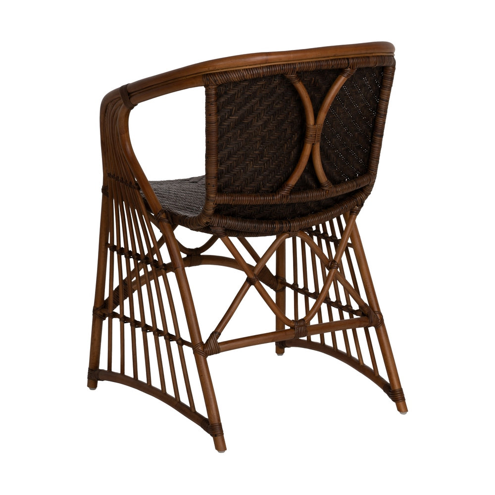 SILLÓN NATURAL RATÁN DECORACIÓN 57 X 59 X 84 CM