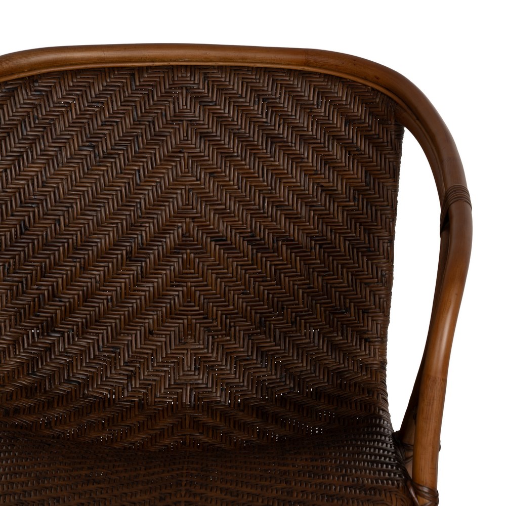 SILLÓN NATURAL RATÁN DECORACIÓN 57 X 59 X 84 CM