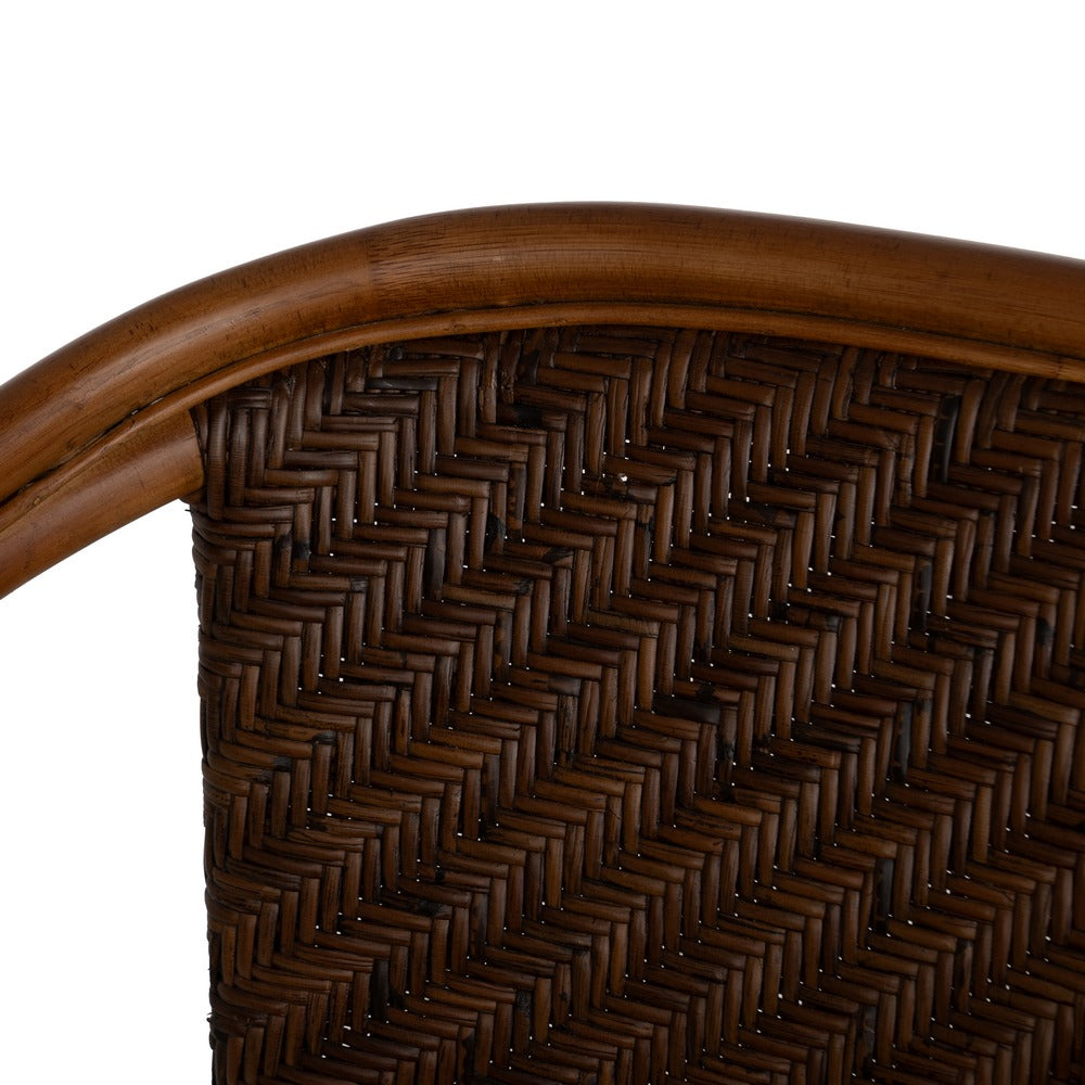 SILLÓN NATURAL RATÁN DECORACIÓN 57 X 59 X 84 CM