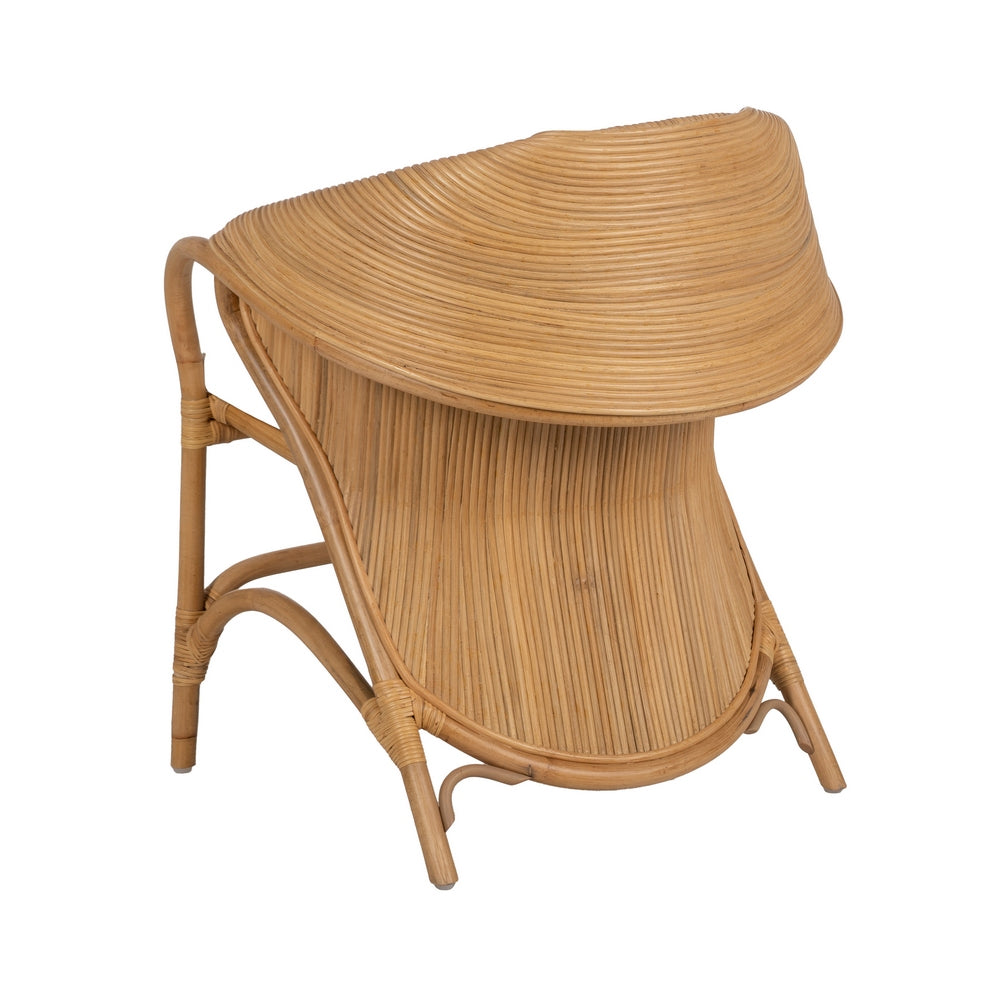 SILLÓN NATURAL RATÁN DECORACIÓN 65 X 63 X 78 CM