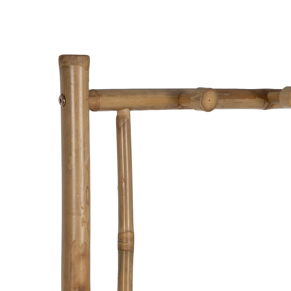 PERCHERO RECIBIDOR NATURAL BAMBÚ 70 X 32 X 175 CM