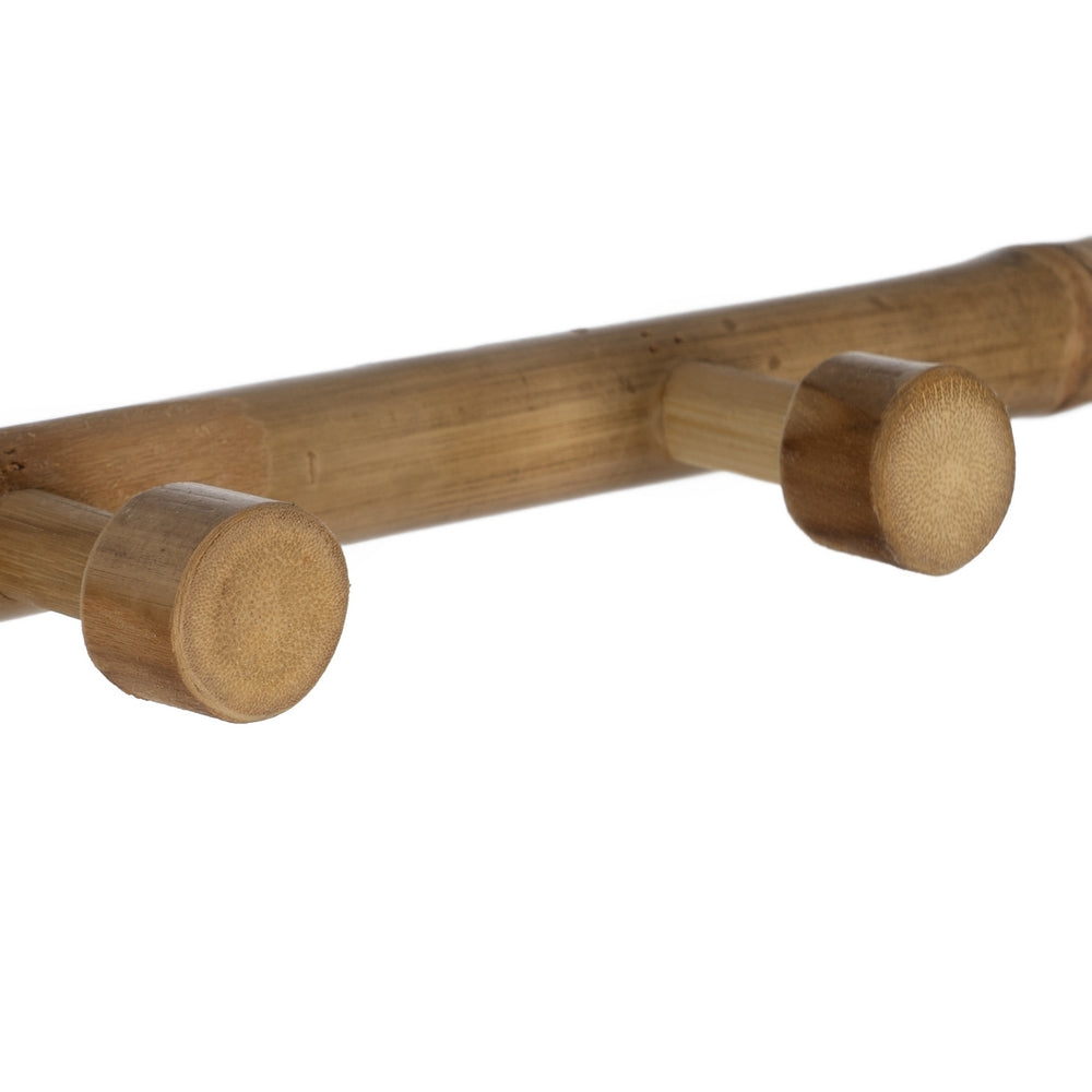 PERCHERO RECIBIDOR NATURAL BAMBÚ 70 X 32 X 175 CM