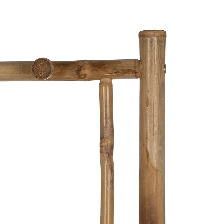 PERCHERO RECIBIDOR NATURAL BAMBÚ 70 X 32 X 175 CM
