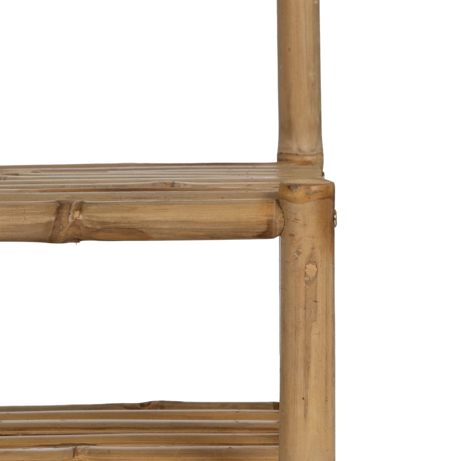 PERCHERO RECIBIDOR NATURAL BAMBÚ 70 X 32 X 175 CM