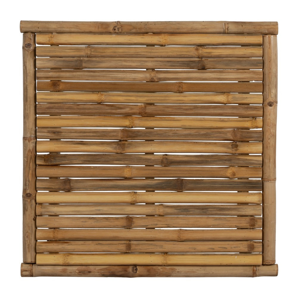 NATURAL BAMBOO COFFEE TABLE 65 X 65 X 46 CM