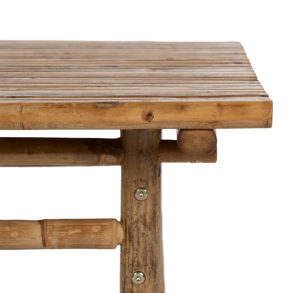 NATURAL BAMBOO COFFEE TABLE 100 X 70 X 36 CM
