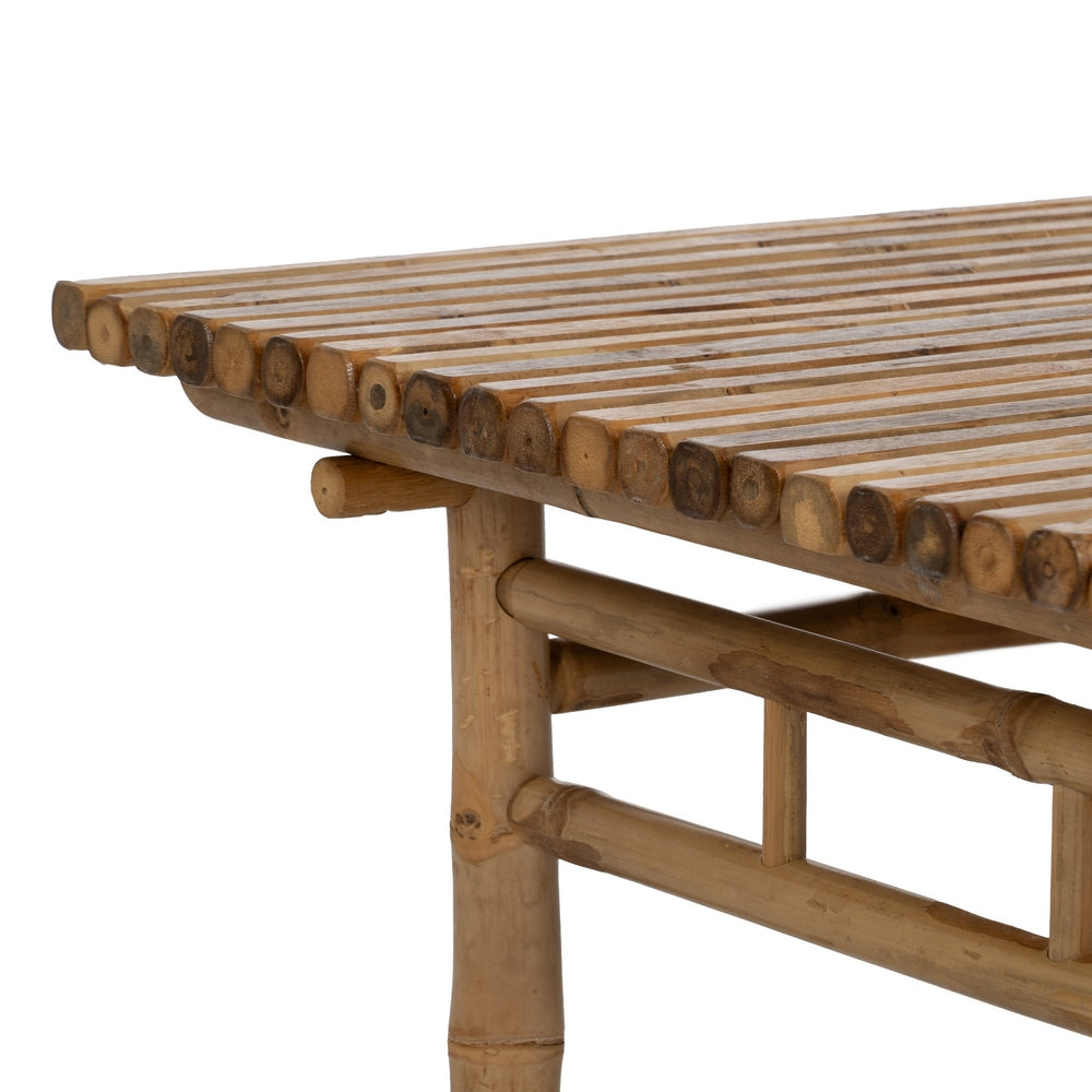 NATURAL BAMBOO COFFEE TABLE 100 X 70 X 36 CM