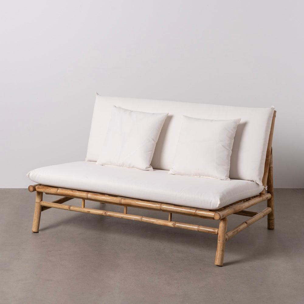SOF� 2 PLAZAS NATURAL BAMB� 135 X 86 X 81 CM