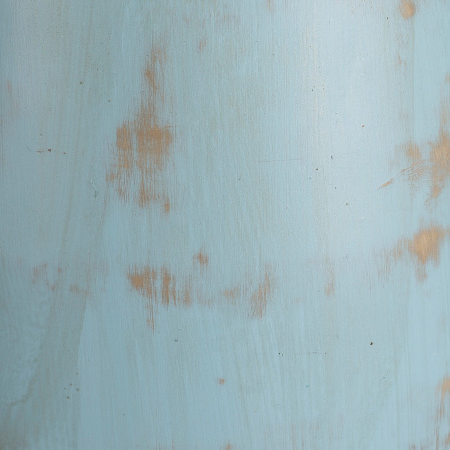 TURQUOISE TERRACOTTA DECORATIVE VASE 23 X 25 X 64 CM