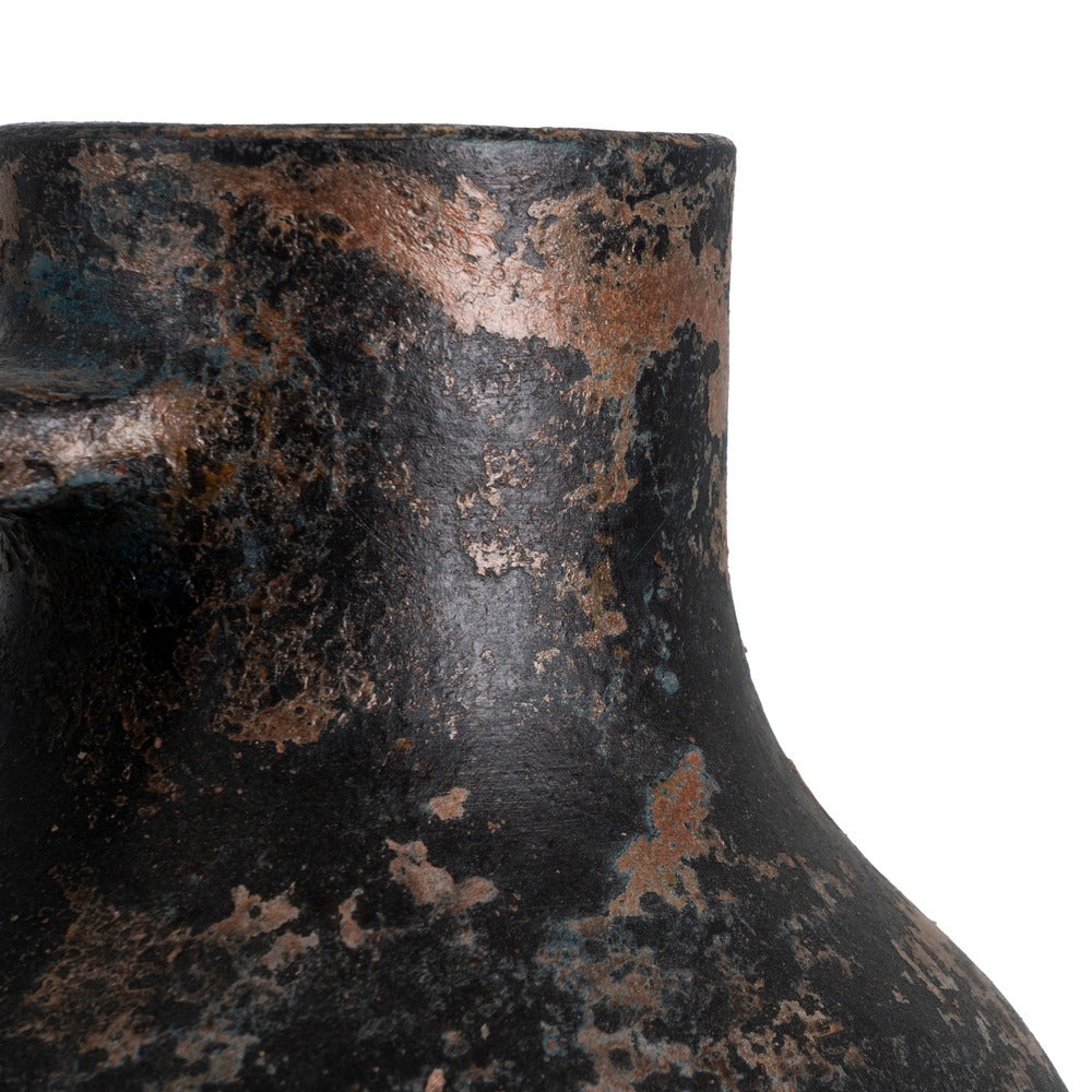 TERRACOTTA BROWN VASE DECORATION 26 X 28 X 50 CM