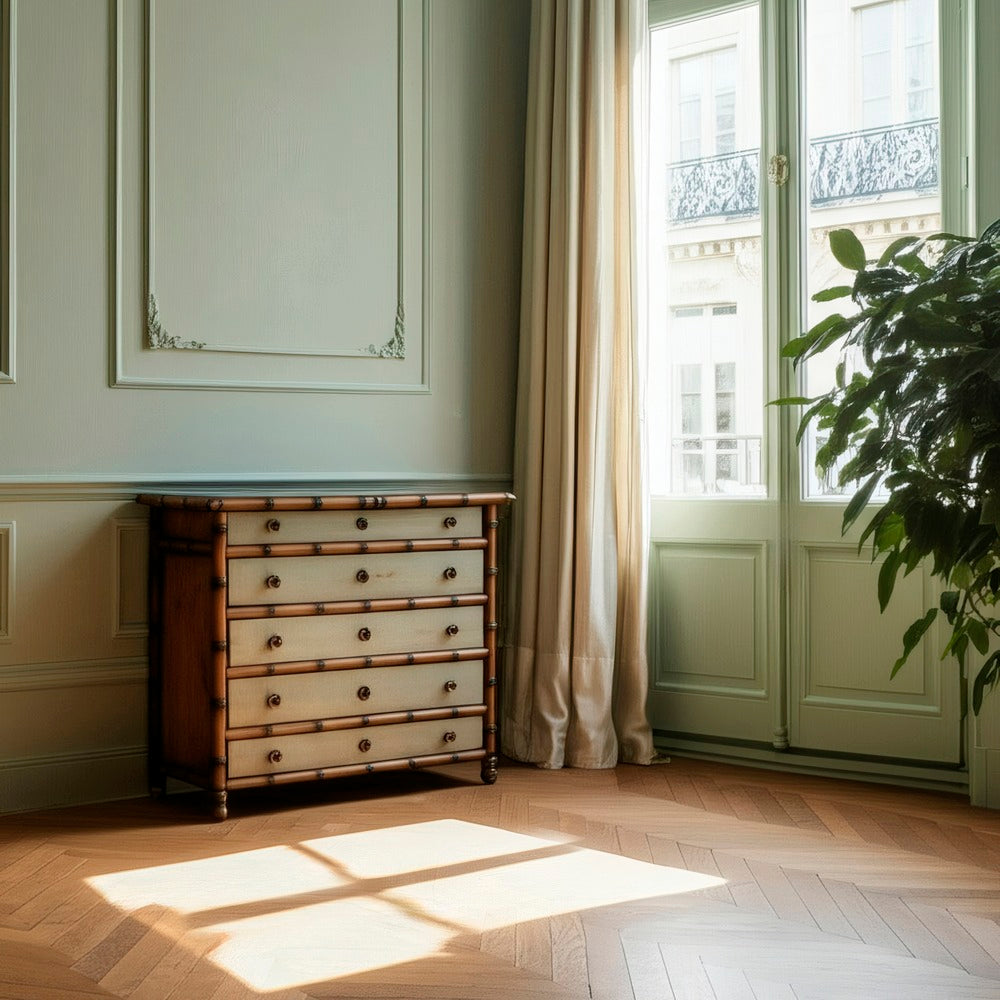MINDI WOOD CHEST OF DRAWERS BEDROOM 95 X 45 X 85 CM