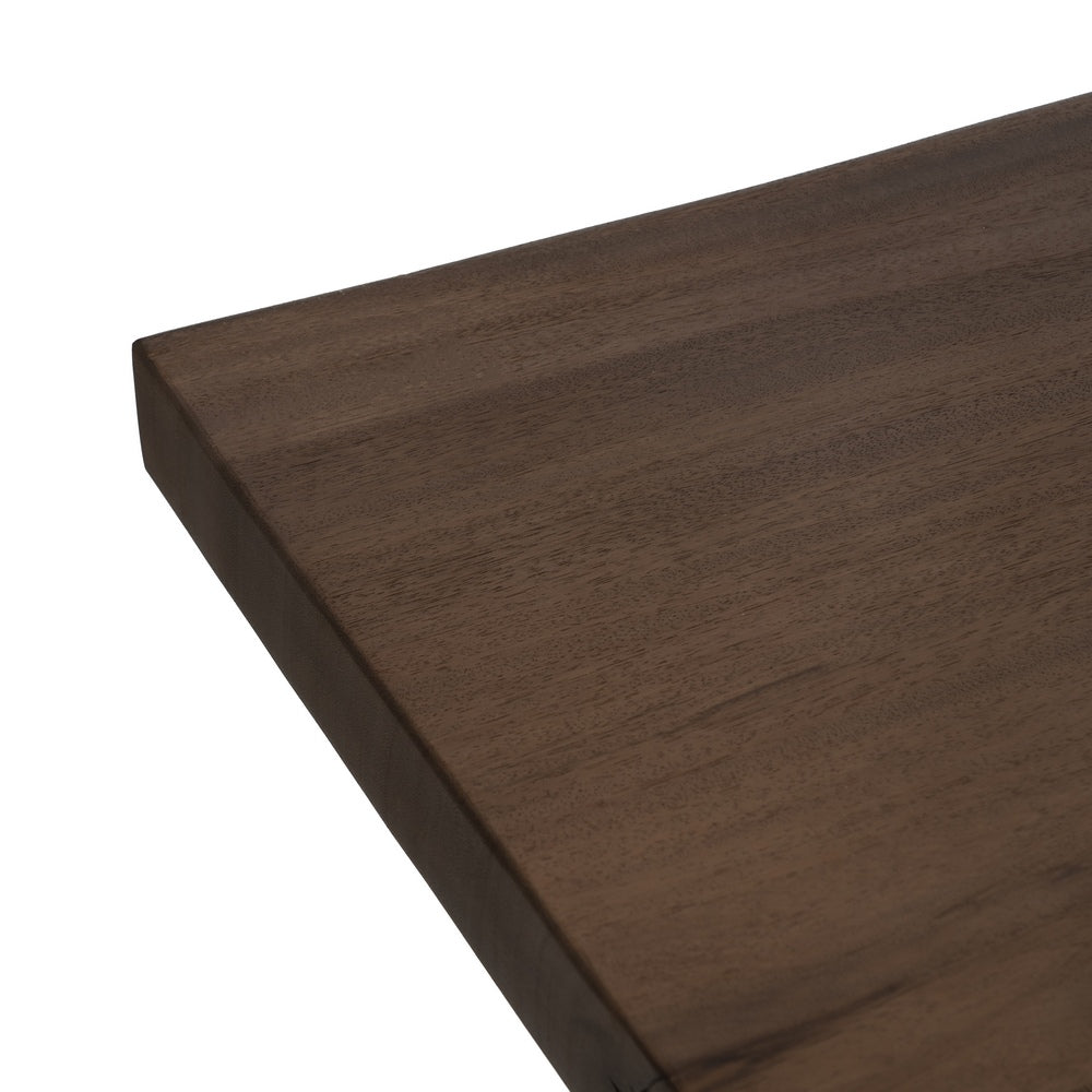 WOOD-METAL DINING TABLE FOR LIVING ROOM 240 X 90 X 77 CM