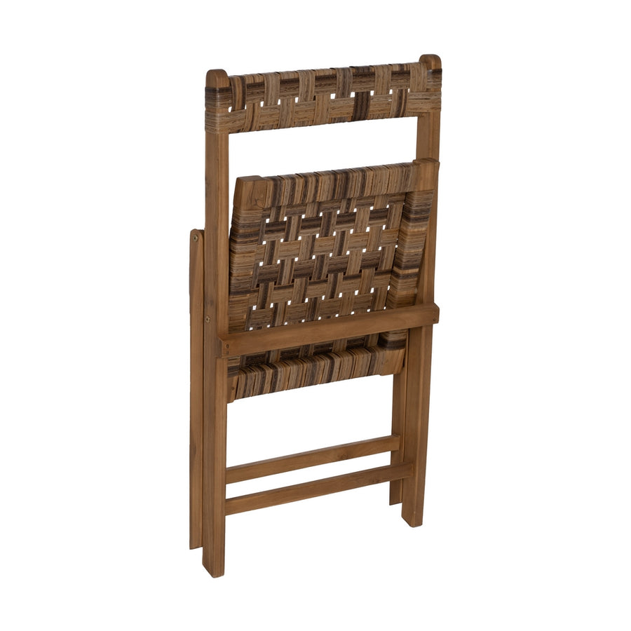 SILLA PLEGABLE NATURAL MADERA CONTRACT 51 X 60 X 80,50 CM