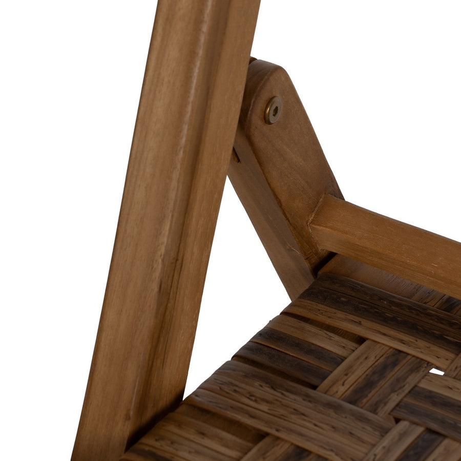 SILLA PLEGABLE NATURAL MADERA CONTRACT 51 X 60 X 80,50 CM