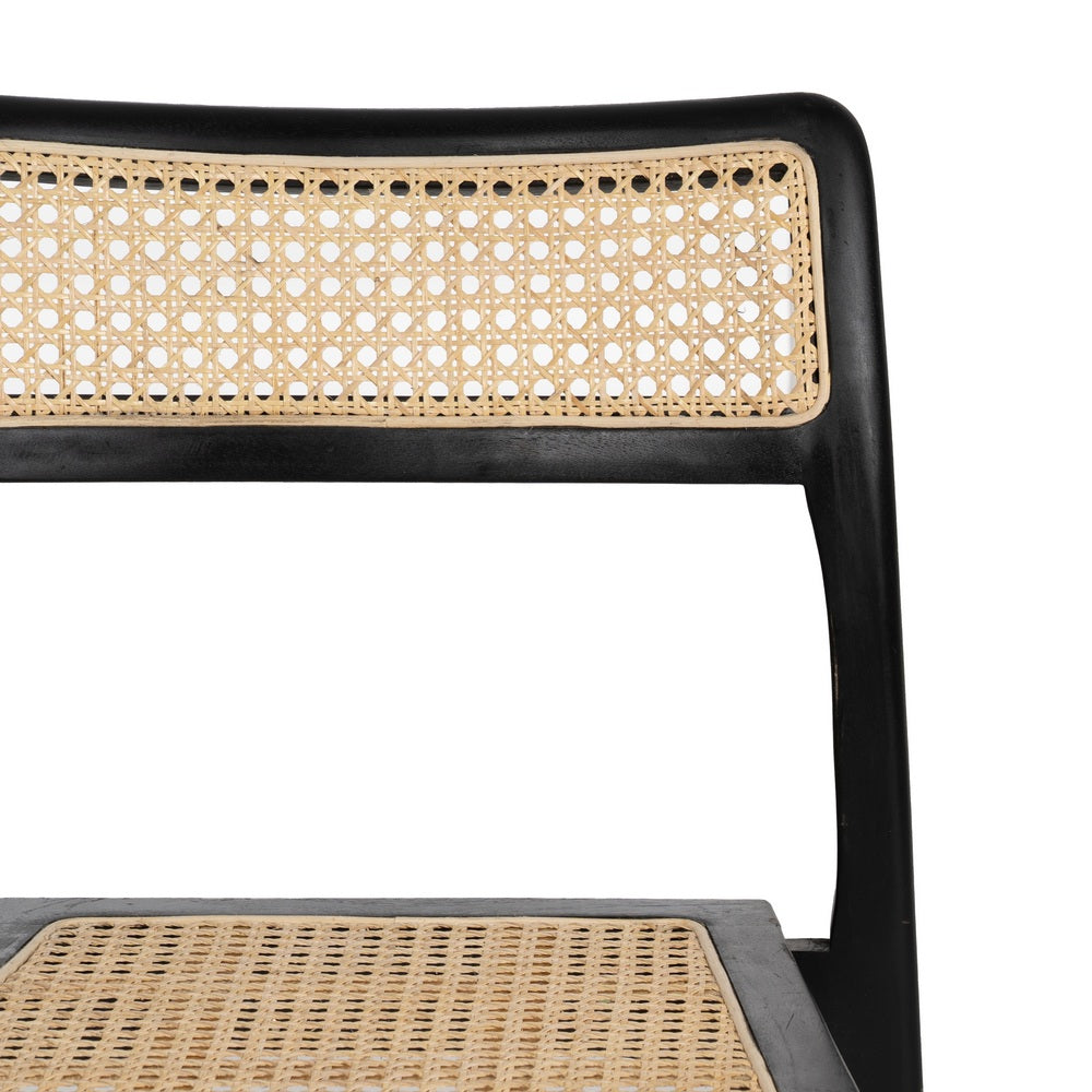 SILLA NATURAL-NEGRO MADERA CONTRACT 55 X 53 X 79,50 CM