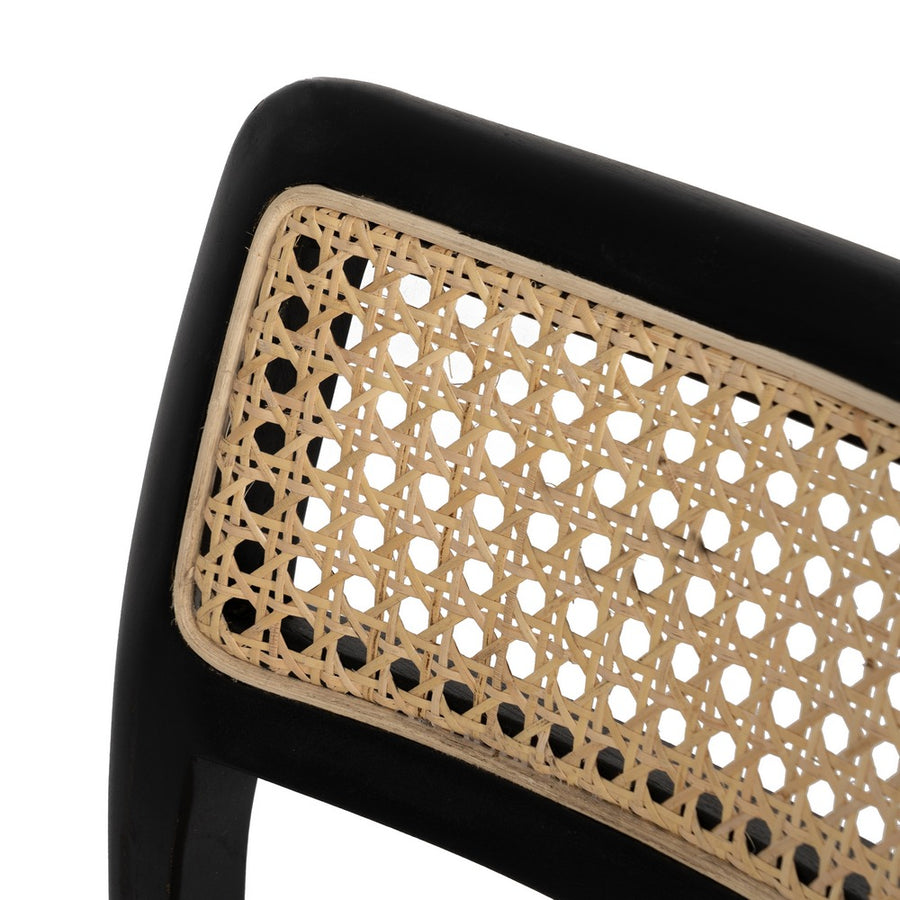 SILLA NATURAL-NEGRO MADERA CONTRACT 55 X 53 X 79,50 CM