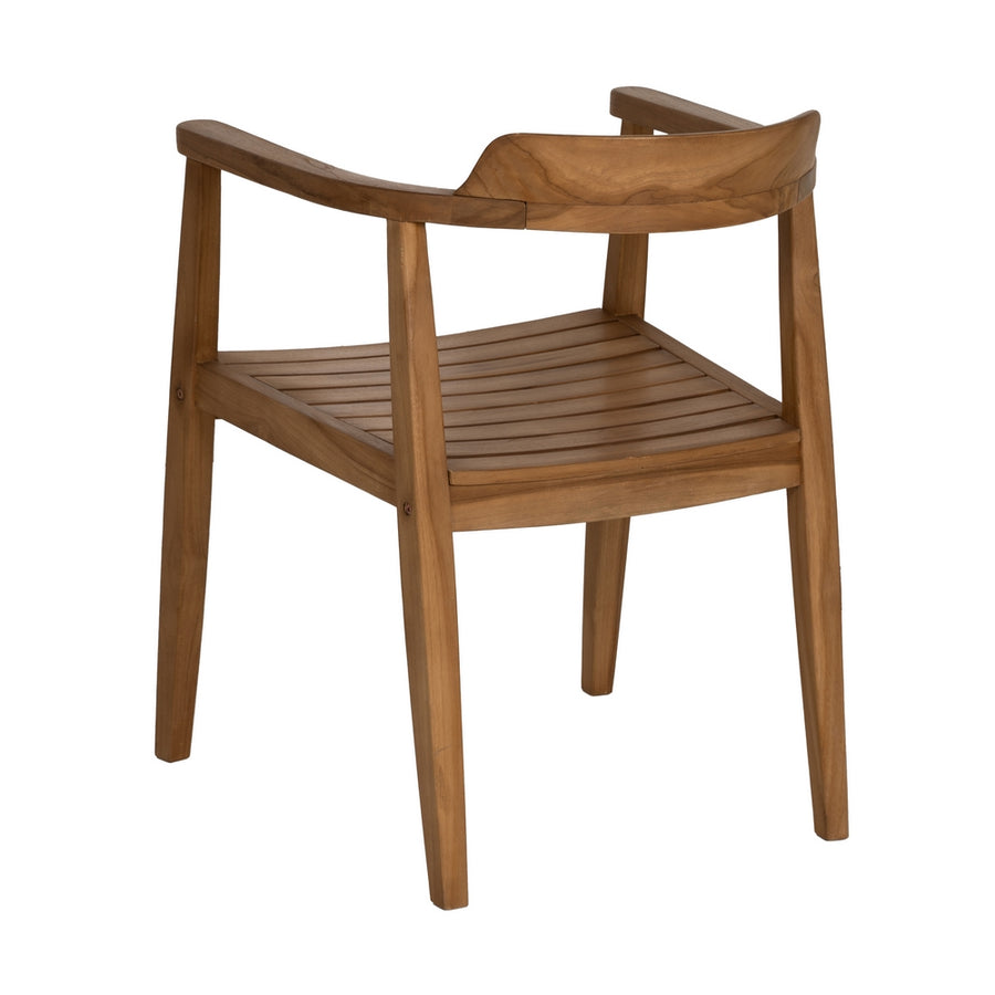 SILLA NATURAL MADERA 58,50 X 59 X 76 CM