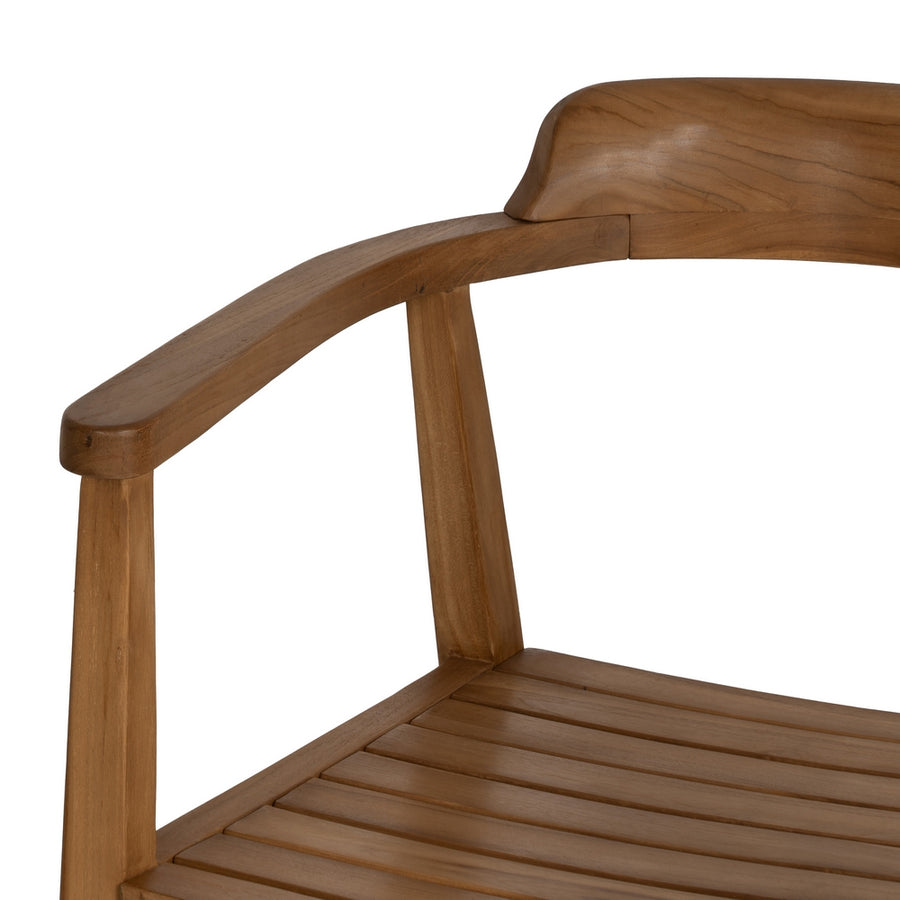 SILLA NATURAL MADERA 58,50 X 59 X 76 CM