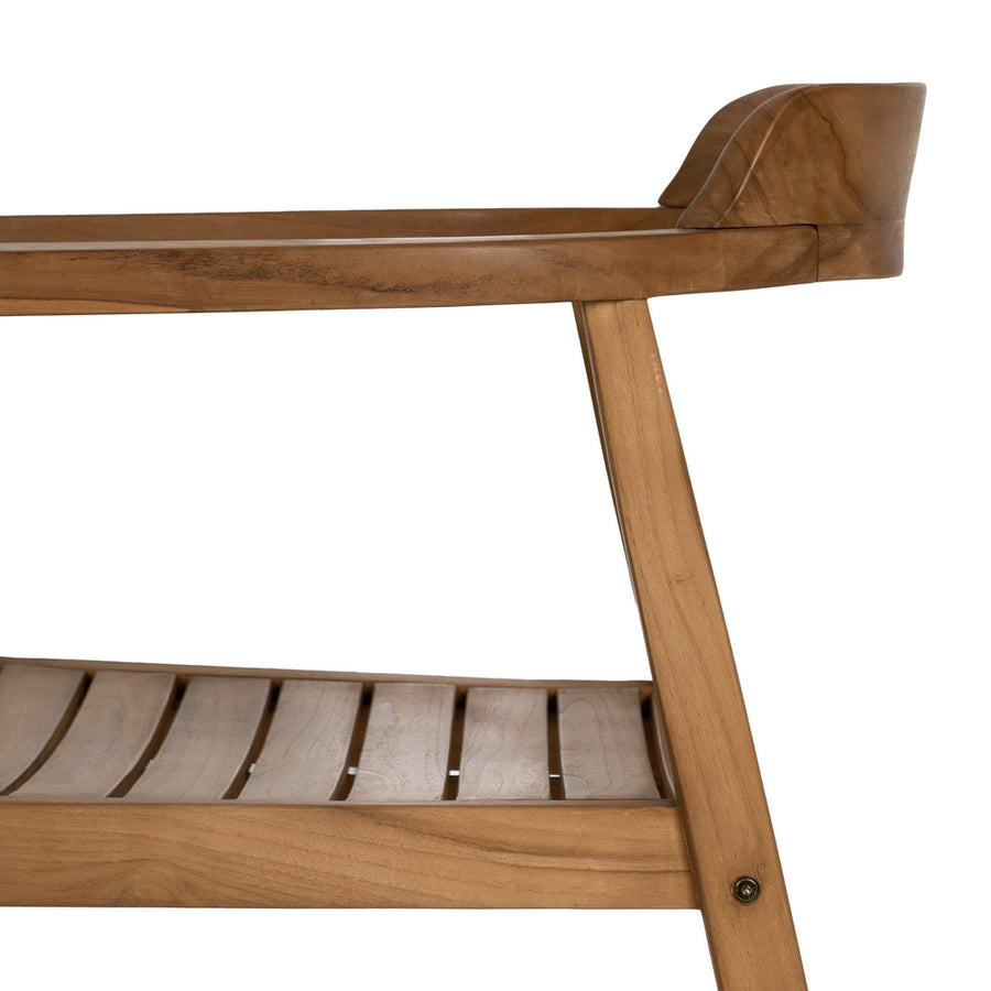 SILLA NATURAL MADERA 58,50 X 59 X 76 CM