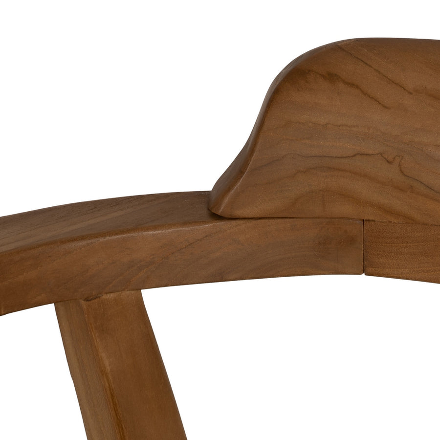 SILLA NATURAL MADERA 58,50 X 59 X 76 CM
