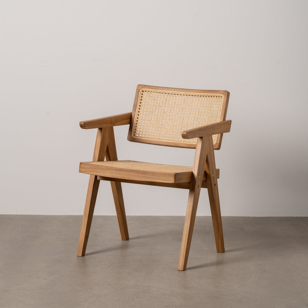 SILLA NATURAL MADERA 56 X 59 X 76 CM