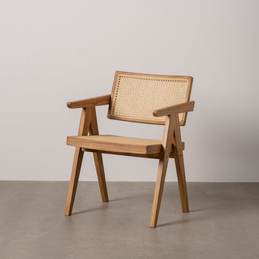 SILLA NATURAL MADERA 56 X 59 X 76 CM