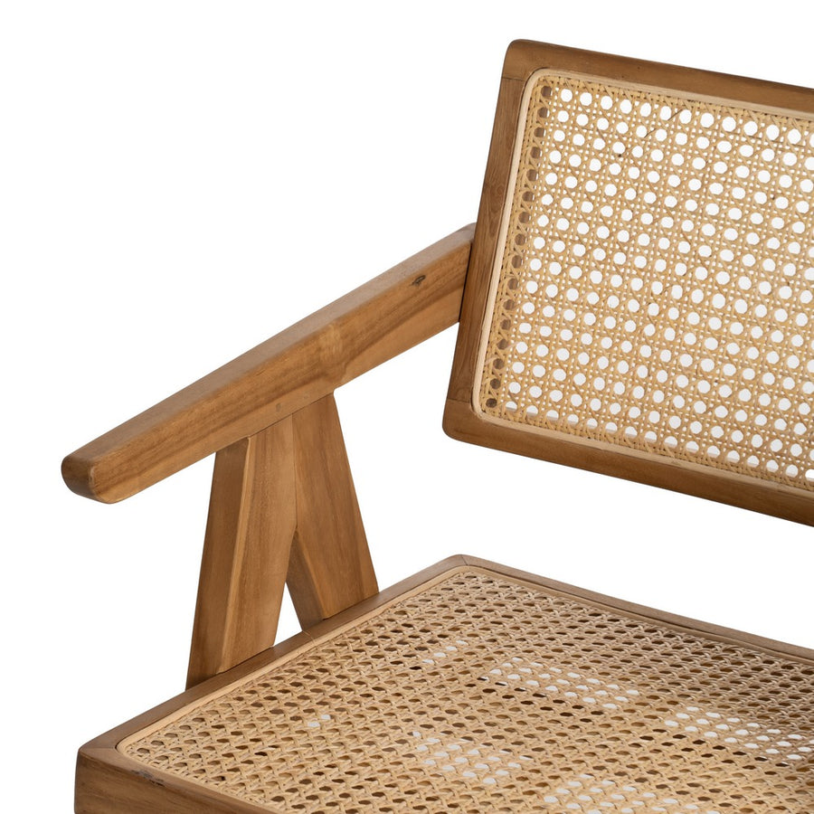SILLA NATURAL MADERA 56 X 59 X 76 CM
