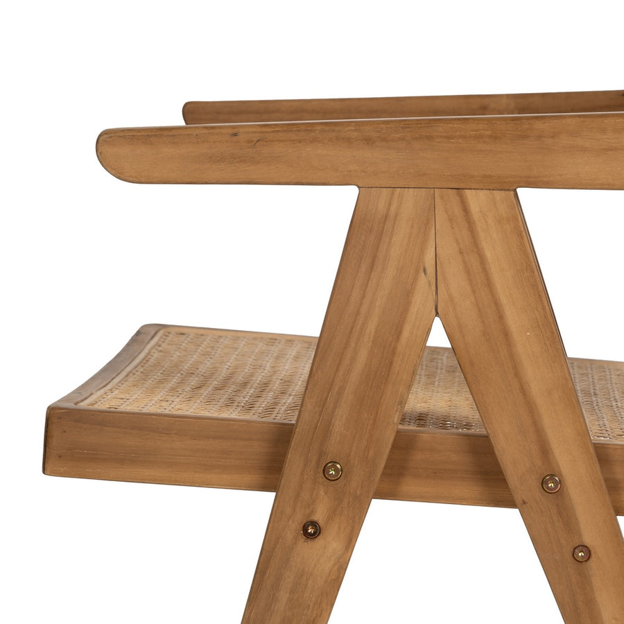 SILLA NATURAL MADERA 56 X 59 X 76 CM