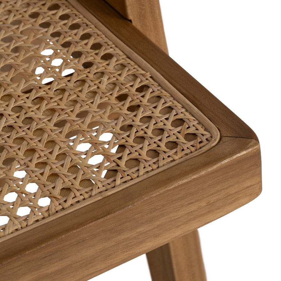 SILLA NATURAL MADERA 56 X 59 X 76 CM