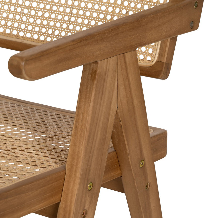 SILLA NATURAL MADERA 56 X 59 X 76 CM